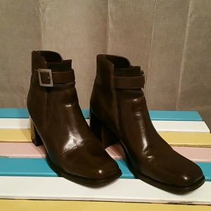 Leather Boots, Brown by Pazzo