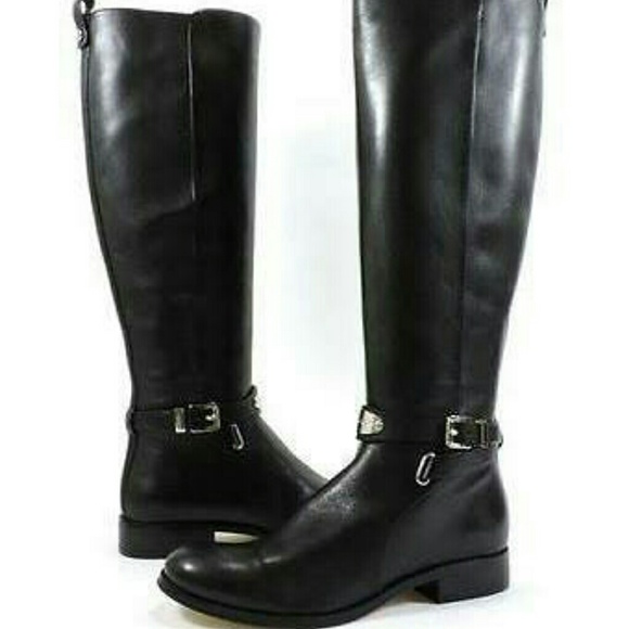 Michael Kors Shoes - Michael Kors Leather Riding Boots