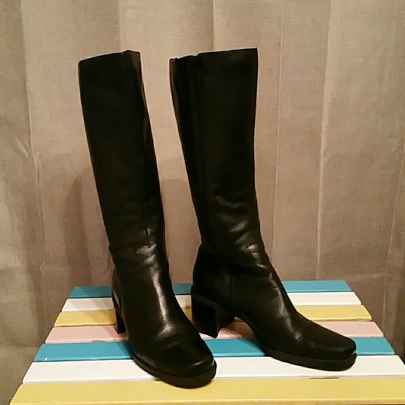 Boots, Black Leather, Soft