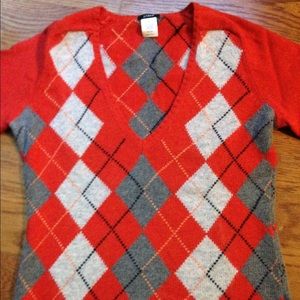 JCrew Argyle Sweater
