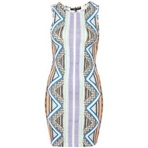 Topshop Aztec Racerback Bodycon Dress
