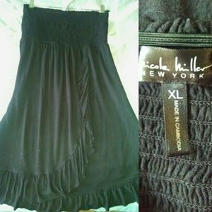 Black Strapless Dress