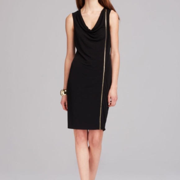 CK Black Dress With Zipper