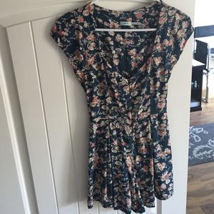 Kimchi blue floral short sleeve romper