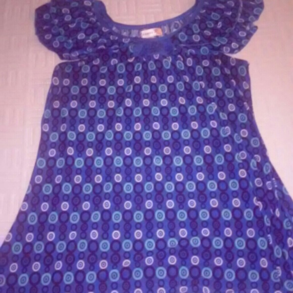 Royal Blue printed tank/halter