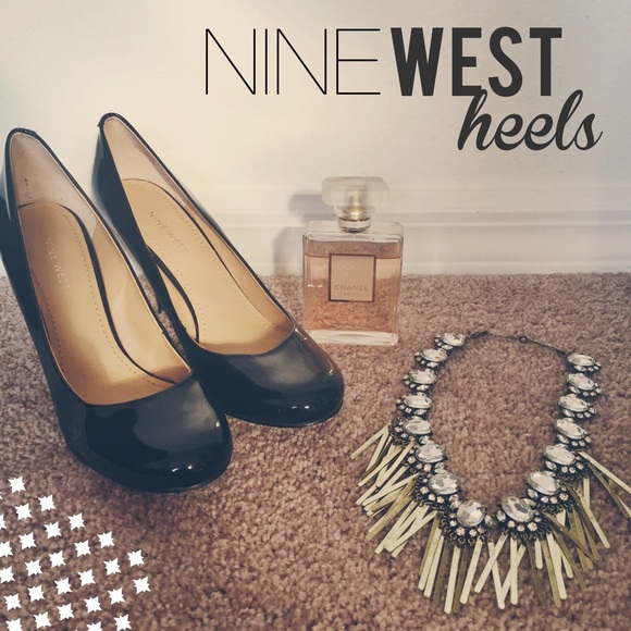 Nine West Black Heels - Picture 1 of 4