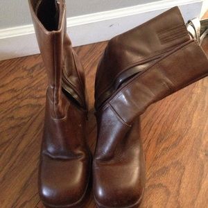 Brown Leather SM by Steve Madden Boots
