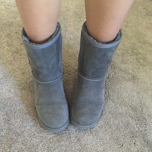 Grey UGG boots