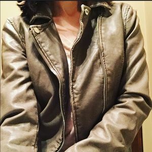 Express Faux Leather Jacket