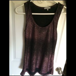 Charlotte Russe shiny tank top