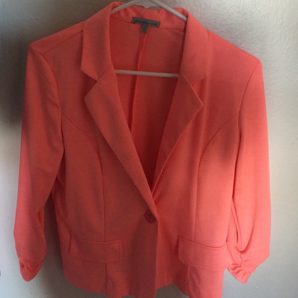 Peach light blazer