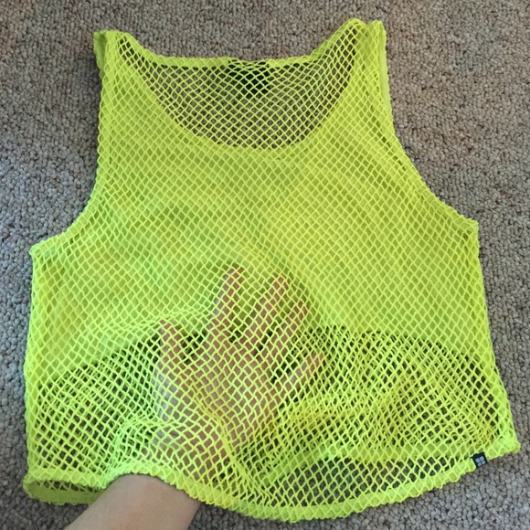 Neon Insight Mesh Tank - Picture 2 of 4