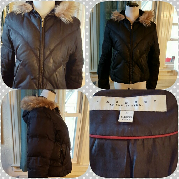 Laundry by Shelli Segal Jackets & Blazers - Laundry by Shelli Segal parka L sale
