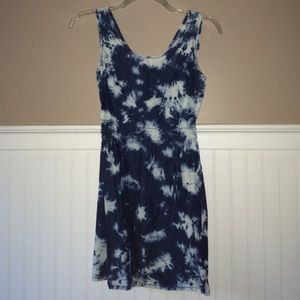 Destroyed Demin Print Dress Size Extra Small