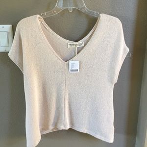 Knitted short sleeve