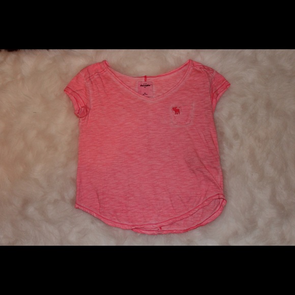 Abercrombie Kids pink tee