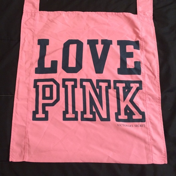 vs love pink tote bag