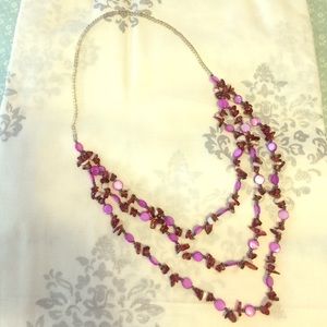 Fun three tiered necklace!