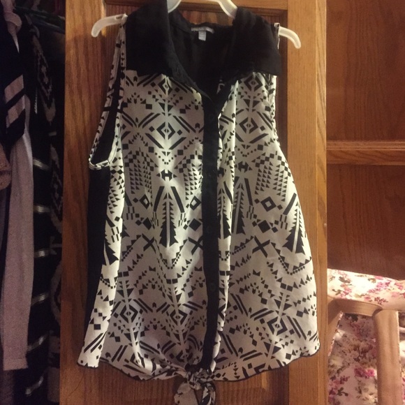Tribal Print Top