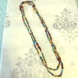 Multi-colored beaded necklace!