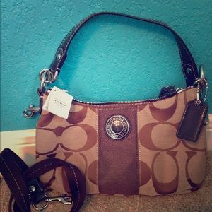 Signature Coach Purse with additional strap