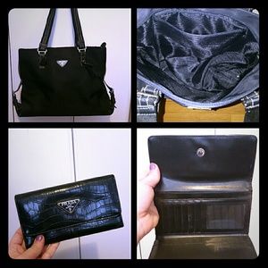 Handbag and wallet set