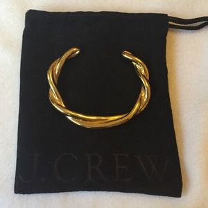 J. Crew - Gold Braid Cuff Bracelet