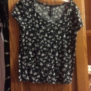 Floral print crop top