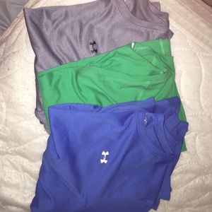 Workout shirts. 2 long sleeve underarmour