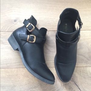 Black TARGET booties