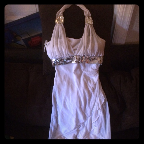 White gorgeous dress