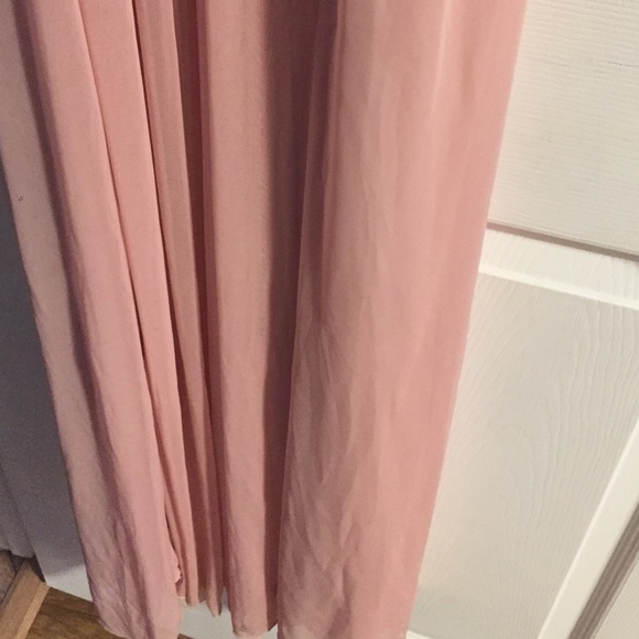 Special occasion dress pink color w/rhinestones - Picture 3 of 4