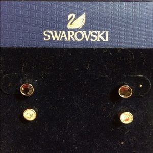 Swarovski stud earrings