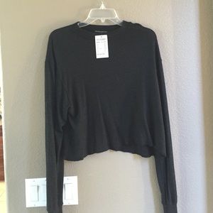 Dark gray brandy Melville Long sleeve