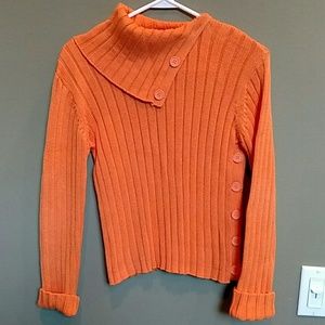 Girls orange sweater