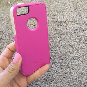 Pink otter box case