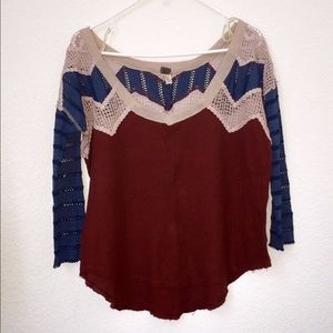 Free People Crochet top!