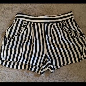 Charlotte Russe striped shorts