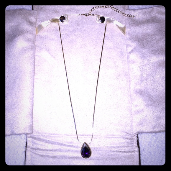 💎Tear-drop Amethyst Necklace💎