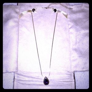 💎Tear-drop Amethyst Necklace💎