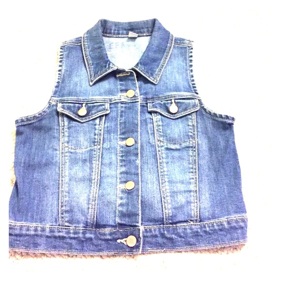 A jean vest