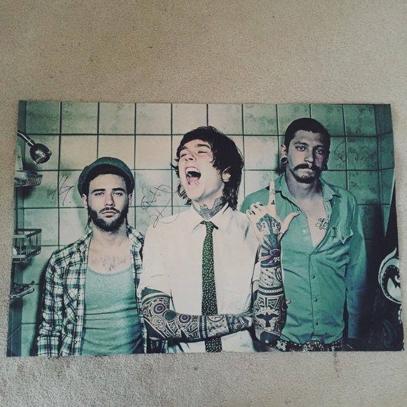 Signed Never Shout Never Poster