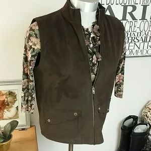 Ralph Lauren suede look vest🍁