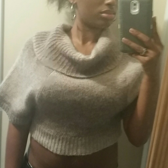 Brown Cropped Sweater