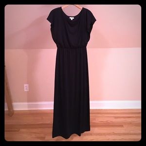 Navy maxi dress