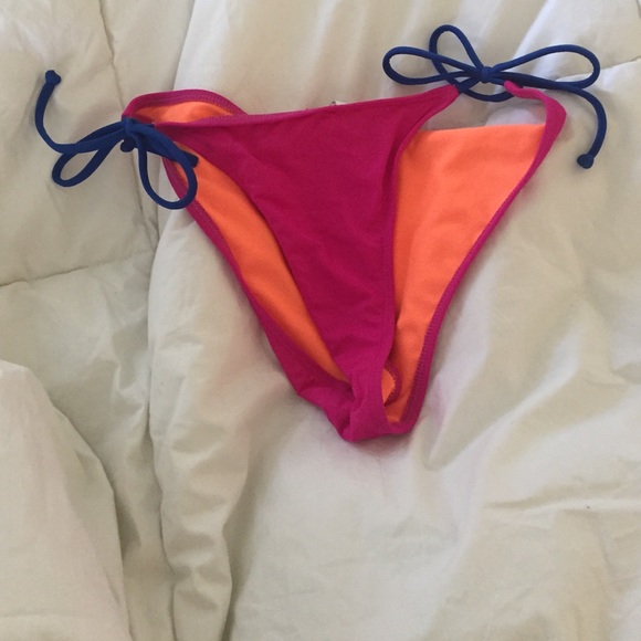 Pink swimsuit bottoms from hollister