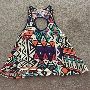 Tribal Print Tank Top