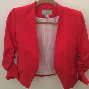 Scrunch 3/4 sleeve blazer