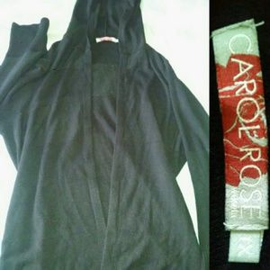 Soft black sweater junior plus