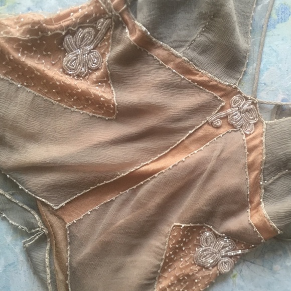 Viviana Uchitel silk embellished tank - Picture 3 of 4